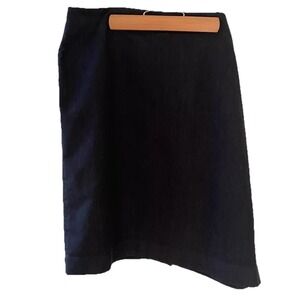 Talbots Denim Look 14P Lined Pencil Skirt  Back Zip Lightweight Classic Day Chic